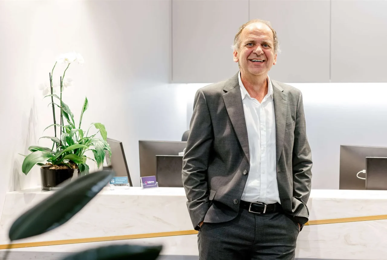 Dr Peter Hadjipetrou at the clinic